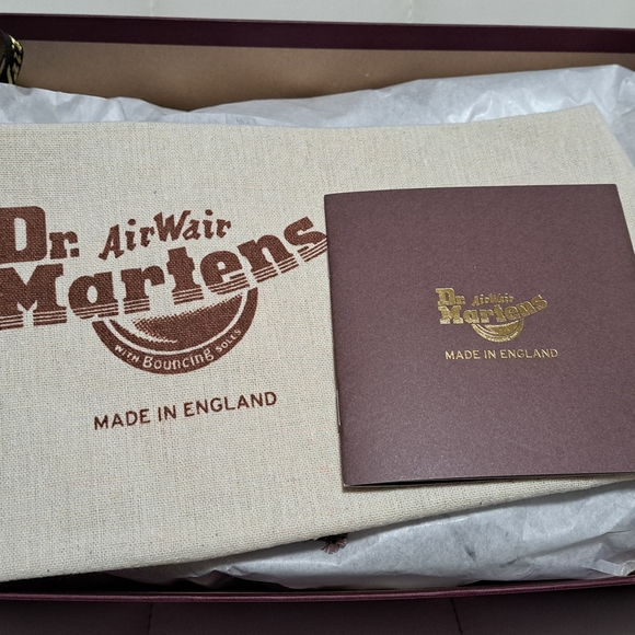 Dr Martens 101 C.F. Stead Tan Suede Boots W/Ben SDr. Martens Brown Leather Boots - Picture 7 of 10